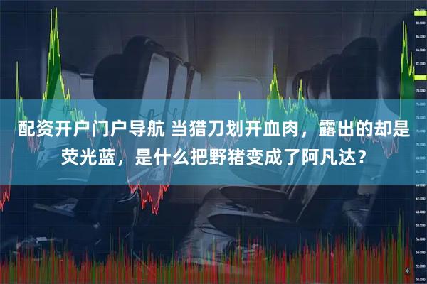 配资开户门户导航 当猎刀划开血肉，露出的却是荧光蓝，是什么把野猪变成了阿凡达？